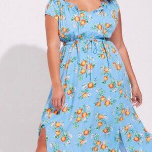 Torrid Orange Grove Maxi Dress